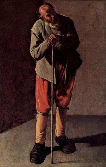 Georges de La Tour Portrait of an Old Man, Norge oil painting art